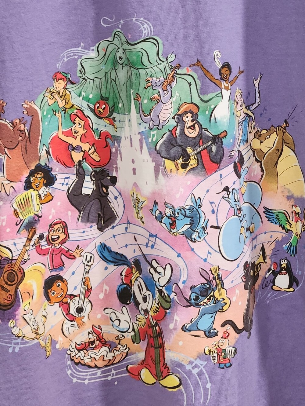 Walt Disney World Disney 100 Special Moments Spirit Jersey Purple XL Shirt - Picture 4 of 11